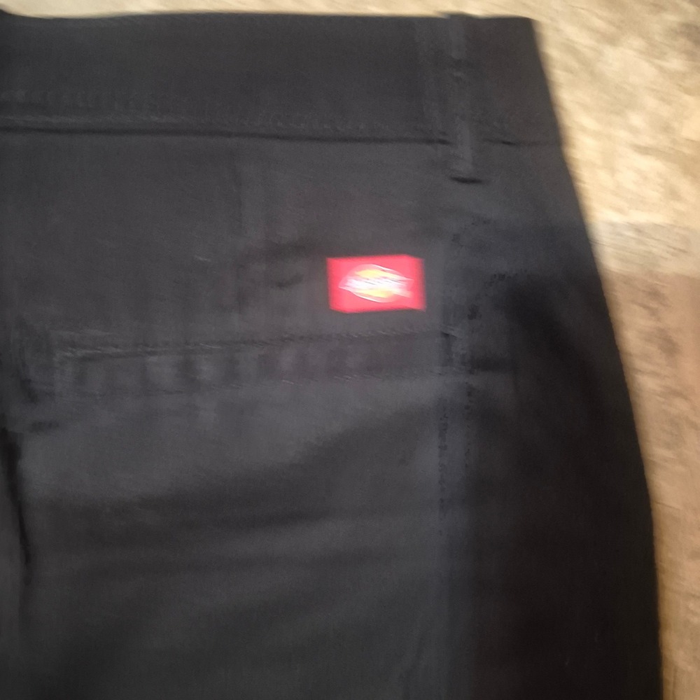 Dickies Flex Twill Pant Size 6R Slim Fit Boot Cut Cotton Blend Blk Workwear NWT - Picture 9 of 12
